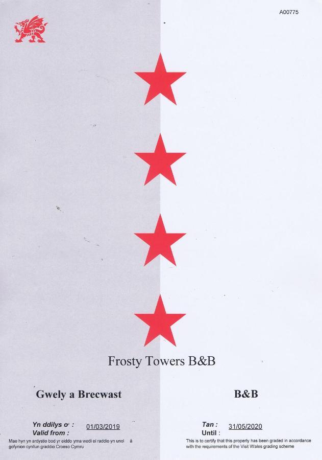 Frosty Towers Bed & Breakfast Llandudno Exterior foto
